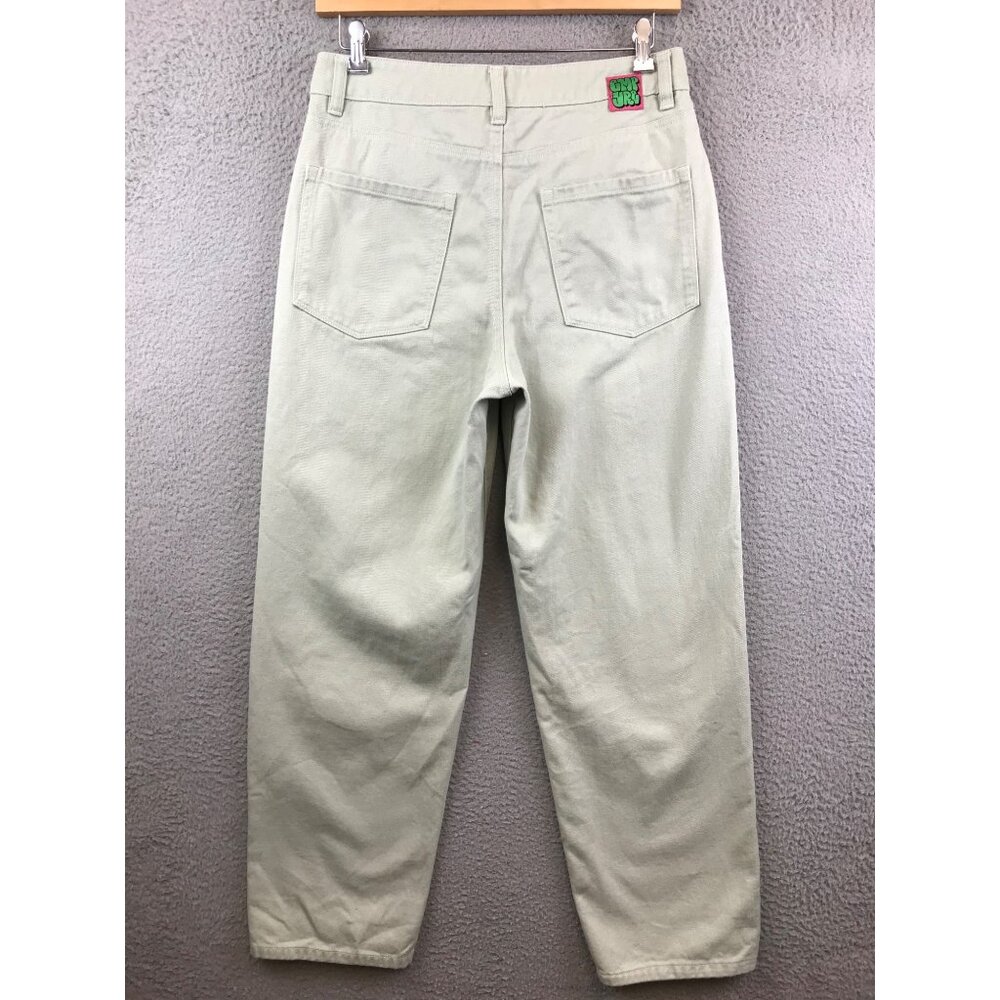 Empyre Tori Sage Skate Jean Womens 10 Relax Loose Fit Jeans Green Pockets